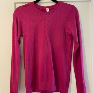 Dark pink Lululemon Long Sleeve Top